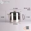 Ấm rót nước inox hàng không/ Ấm rót trà cafe inox 304 dày đẹp/ Ca đựng nước có nắp đậy inox sáng bóng/