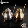 Ấm rót cafe, rượu vòi dài. Ấm vòi dài màu vàng, ấm vòi dài màu bạc dung tích 1.5L