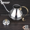 Ấm rót cafe, rượu vòi dài. Ấm vòi dài màu vàng, ấm vòi dài màu bạc dung tích 1.5L