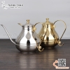 Ấm rót cafe, rượu vòi dài. Ấm vòi dài màu vàng, ấm vòi dài màu bạc dung tích 1.5L