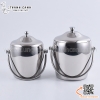 Âu đựng đá hai lớp có nắp đậy, xô đựng đá mini cách nhiệt dành cho nhà hàng, bàn tiệc
