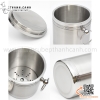 Âu đựng đá hai lớp có nắp đậy, Xô đựng đá inox giữ nhiệt có quai xách 1.0L / 1.5L / 2.0L