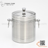 Âu đựng đá hai lớp có nắp đậy, Xô đựng đá inox giữ nhiệt có quai xách 1.0L / 1.5L / 2.0L