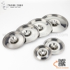 Âu inox có nắp đậy hình trụ, hũ inox hình tròn có nắp đậy, Hũ đựng topping bằng inox