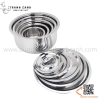 Thố inox, âu inox hình tròn đựng thực phẩm có nắp 5 kích cỡ (BÁN LẺ SIZE), âu inox chia cơm canh phục vụ trường học, suất ăn công nghiệp, bếp ăn tập thể