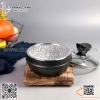 Bát đá đen có nắp SANCONG, Bát đá có nắp, bát cơm trộn bằng đá có nắp