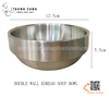 Bát inox Hàn Quốc , hàng hai lớp cách nhiệt INOX MỜ 304- Hàng xuất dư xịn