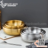 Bát mì lạnh kiểu Hàn Quốc , chất liệu inox 304, hai lớp cách nhiệt, màu vàng hoặc trắng
