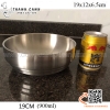 Bát mì lạnh kiểu Hàn Quốc , chất liệu inox 304, hai lớp cách nhiệt, màu vàng hoặc trắng