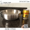 Bát mì lạnh kiểu Hàn Quốc , chất liệu inox 304, hai lớp cách nhiệt, màu vàng hoặc trắng