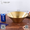 Tô inox miệng loe đựng salad,  bát inox miệng loe đựng rau , củ quả, topping trong buffet chọn món