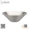 Tô inox miệng loe đựng salad,  bát inox miệng loe đựng rau , củ quả, topping trong buffet chọn món