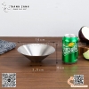 Tô inox miệng loe đựng salad,  bát inox miệng loe đựng rau , củ quả, topping trong buffet chọn món