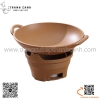 Bếp lẩu gang nấu cồn, bếp hâm nóng đồ ăn tại bàn, bộ bếp nẩu lẩu tiện ích