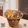 Bếp lẩu gang nấu cồn, bếp hâm nóng đồ ăn tại bàn, bộ bếp nẩu lẩu tiện ích