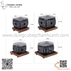 Bếp nướng gang đen hình tròn, bếp nướng BBQ hoa văn kiểu nhật độc đáo