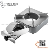 Bếp cồn inox hình vuông có ngăn đựng cồn có thể kéo ra dễ dàng