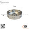Bộ chảo kèm bếp cồn hâm nóng thức ăn, bộ bếp hâm tròn bằng inox cao cấp