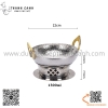 Bộ bếp inox  nấu lẩu, nấu  sườn cay món Thái có hai quai cầm màu vàng