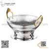 Bộ bếp inox  nấu lẩu, nấu  sườn cay món Thái có hai quai cầm màu vàng