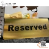 Biển tag đặt bàn / không hút thuốc bằng inox  ( dạng chân đứng chữ V)