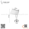 Biển tên món ăn thân cong, Kẹp biển tên món, số bàn ,Cây kẹp Menu Inox