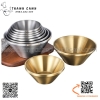 Chén Bingsu màu vàng, Bát Bingsu màu vàng, màu trắng nhiều kích thước chất liệu inox 304 hai lớp cách nhiệt
