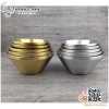 Chén Bingsu màu vàng, Bát Bingsu màu vàng, màu trắng nhiều kích thước chất liệu inox 304 hai lớp cách nhiệt