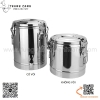 Bình ủ nước inox hai lớp cách nhiệt có vòi mở nước, Thùng ủ canh inox không có vòi cách nhiệt