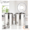 Bình ủ nước inox hai lớp cách nhiệt có vòi mở nước, Thùng ủ canh inox không có vòi cách nhiệt