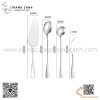 Bộ dao muỗng nĩa S1010 bằng inox sáng bóng, thích hợp sử dụng cho nhà hàng 3 sao