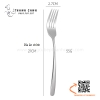 Bộ dao thìa dĩa đồ âu S35 chất liệu inox 304 cao cấp