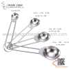 Bộ cup định lượng, bộ thìa đong gia vị bằng inox. bộ định lượng nhiều kích thước