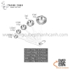 Bộ cup định lượng, bộ thìa đong gia vị bằng inox. bộ định lượng nhiều kích thước
