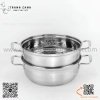 Nồi hấp inox 2 tầng, Nồi lẩu hấp inox gia đình, sử dụng đa năng nhiều công dụng