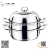 Nồi hấp inox 2 tầng, Nồi lẩu hấp inox gia đình, sử dụng đa năng nhiều công dụng