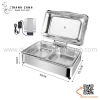 Nồi hâm buffet chân thấp cắm điện .Nồi giữ ấm đồ ăn dùng cho nhà hàng ( CHỈ DÙNG ĐIỆN)