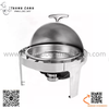 Nồi buffet tròn nắp mở, nồi hâm buffet inox hình tròn 721