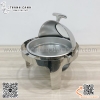 Nồi buffet tròn nắp mở, nồi hâm buffet inox hình tròn 721