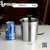 Ca đong có vạch chia bằng inox 304, ca inox có vạch chia, ca đong định lượng