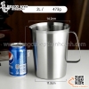 Ca đong có vạch chia bằng inox 304, ca inox có vạch chia, ca đong định lượng