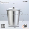 Ca inox có nắp, ca inox có vạch đong, ca đánh sữa inox có vạch chia định lượng