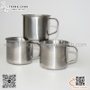Ca inox 7 cm giá rẻ, cốc inox có quai cho học sinh hàng rẻ