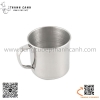 Ca inox 7 cm giá rẻ, cốc inox có quai cho học sinh hàng rẻ