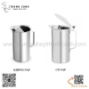 Ca inox rót nước lẩu 2L, Ca nước 11cm có nắp hoặc không nắp