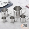 Ca rót sốt, nước đường , siro bằng inox 304 có quai cầm cao cấp chuyên sử dụng cho các món tráng miệng