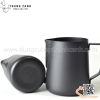 Ca sục sữa, ca đánh bọt, ca rót sữa bằng inox phủ màu đen cách điệu