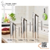 Ca inox rót nước lẩu dáng vát ống tre, ca rót nước bằng inox cao cấp