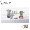 Chân kê đĩa buffet tự chọn, chân kê đĩa quầy line với nhiều độ cao khác nhau - không kèm đĩa
