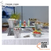 Chân kê đĩa buffet tự chọn, chân kê đĩa quầy line với nhiều độ cao khác nhau - không kèm đĩa